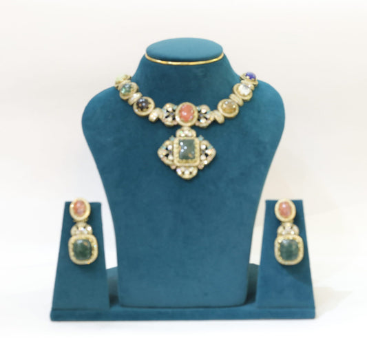 Multi coloured Jewellery set