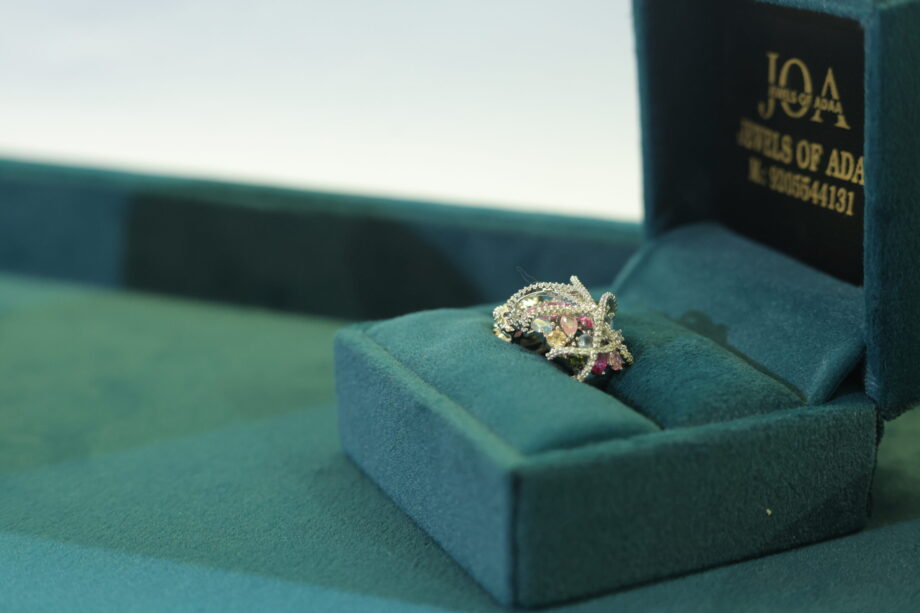 Latest assymetric design ring