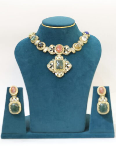 Multi coloured Jewellery set