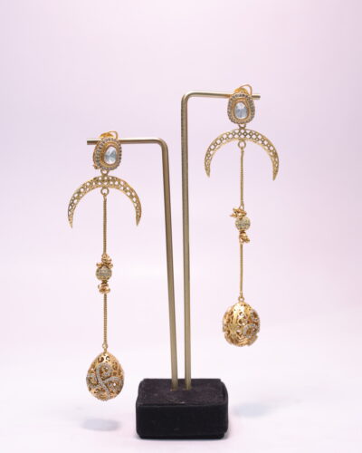 Half Moon drop earrings
